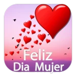 feliz dia de la mujer 2023 android application logo